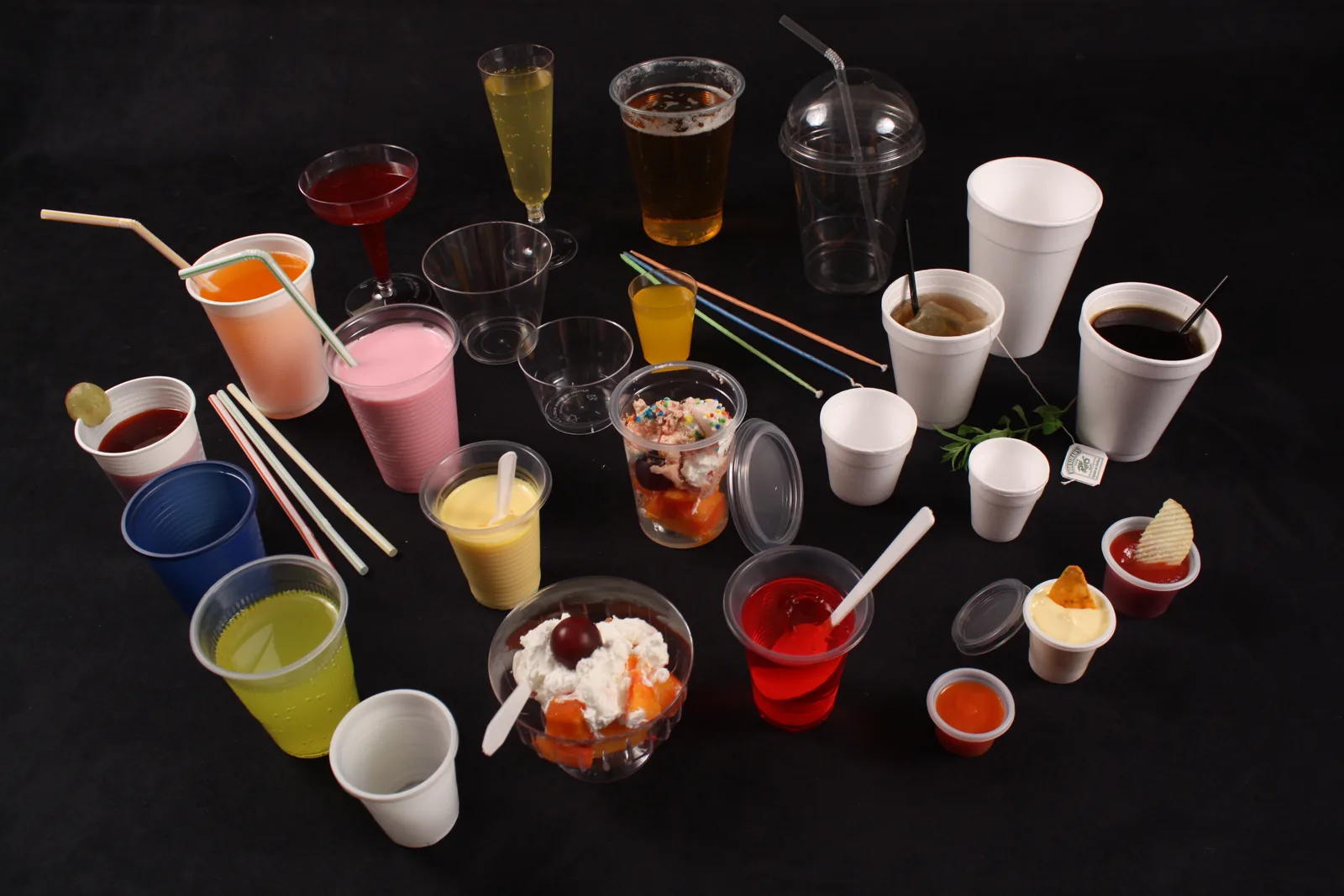 Vasos plásticos en Ecuador - productos reales de Limpa